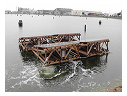 Floating solar pump